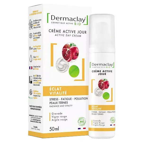 Dermaclay Creme de Dia Ativo Orgânico 50ml