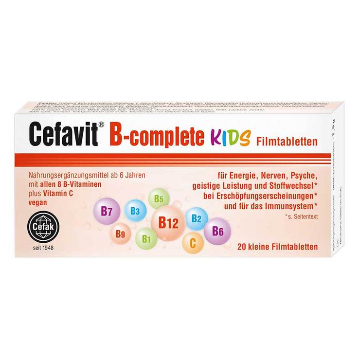 Cefavit B-complete Kids Filmtabletten, 20 St
