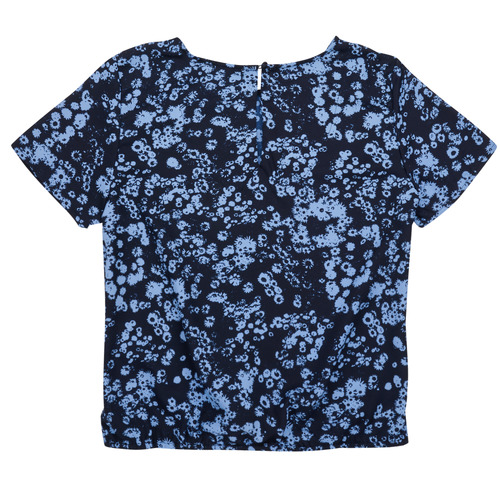 Only - KOGLINO S/S KNOT TOP CP PTM - Bleu / Marine