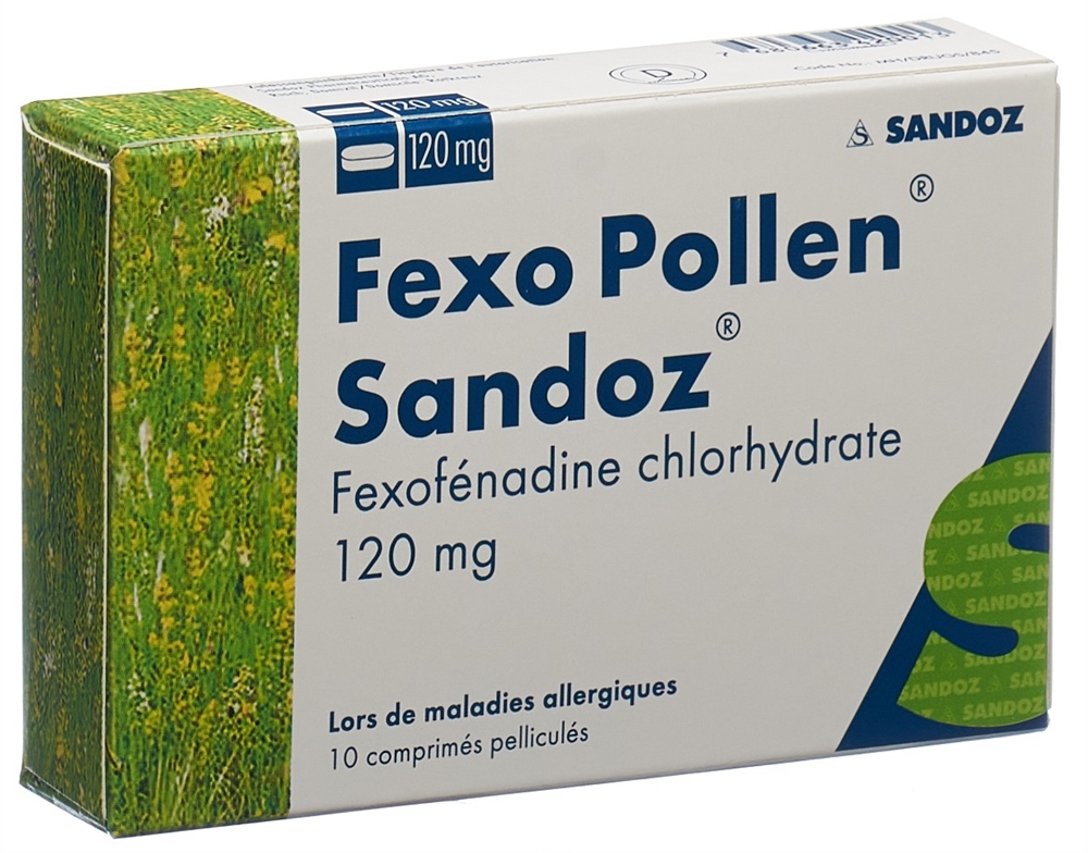 FEXO POLLEN Sandoz 120 mg<br>10 Stück, Blister, Filmtablette