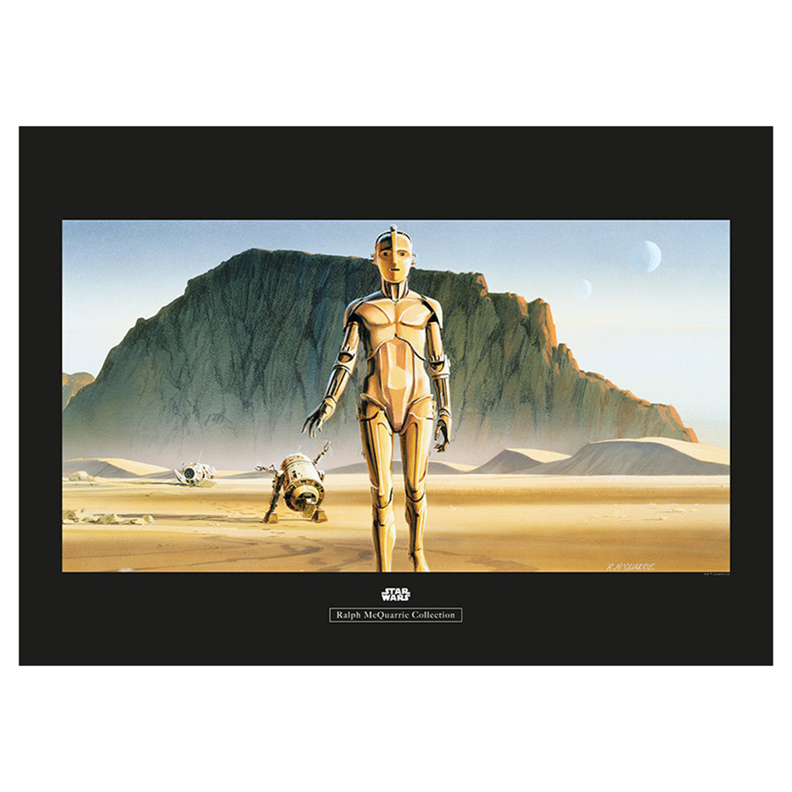 Wandbild STAR WARS CLASSIC RMQ DROIDS - bunt - 70x50 cm
