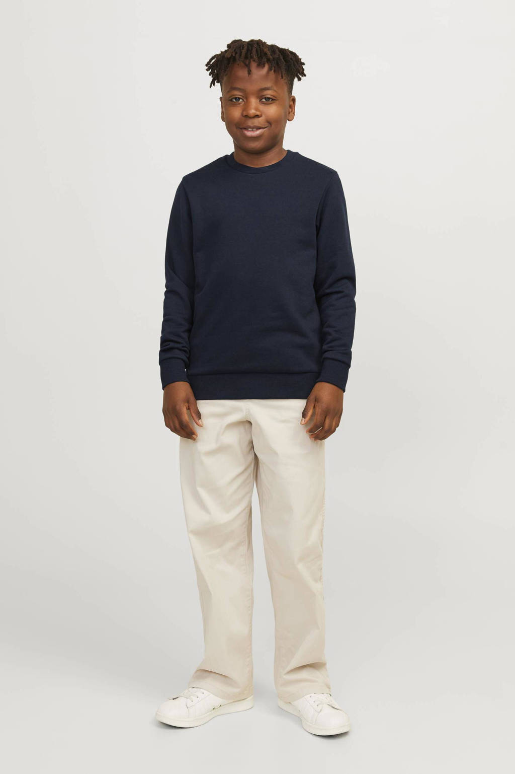 JACK & JONES sweater JJEBRADLEY donkerblauw