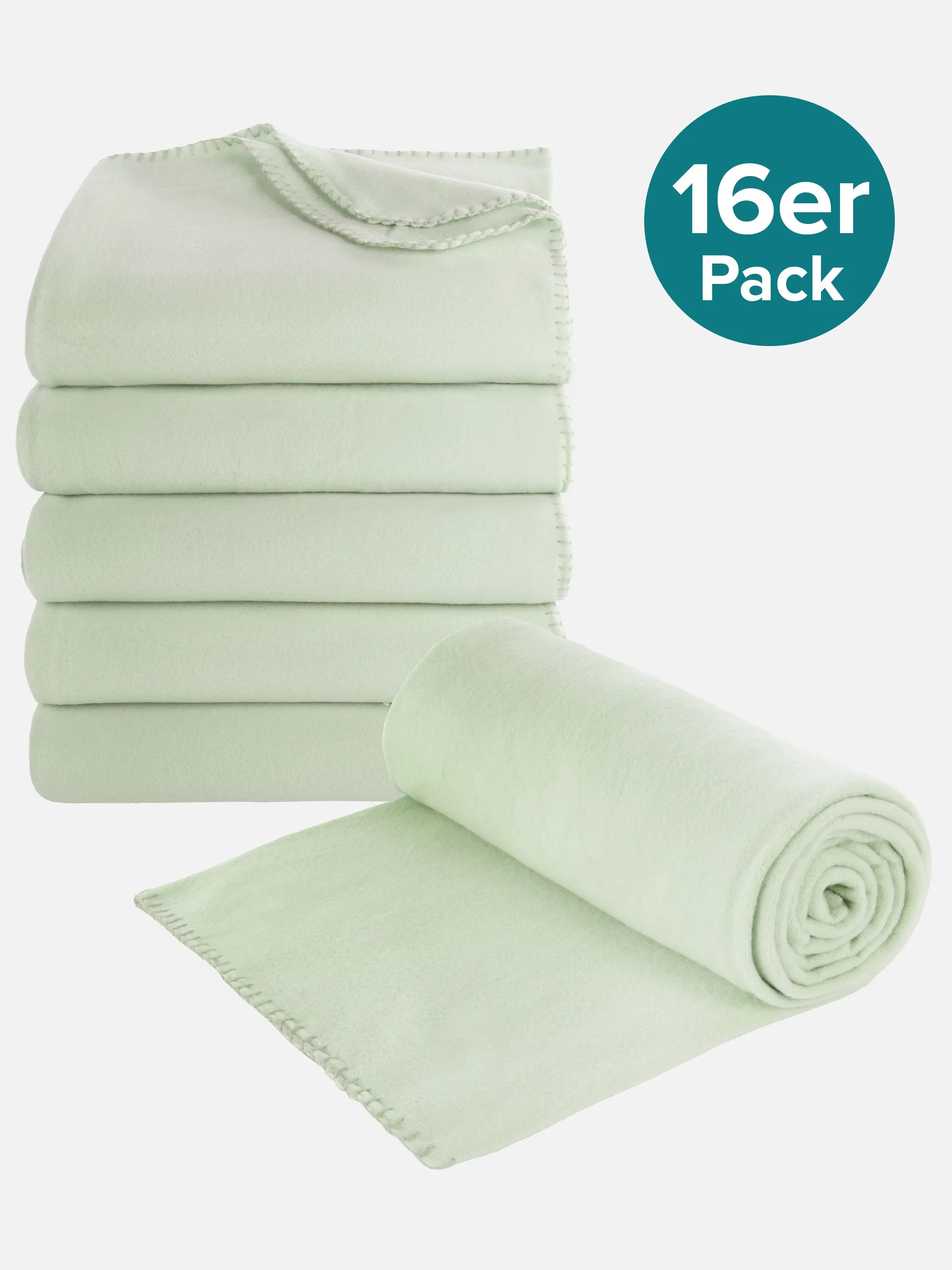 16er Pack Fleecedecke 130x170cm