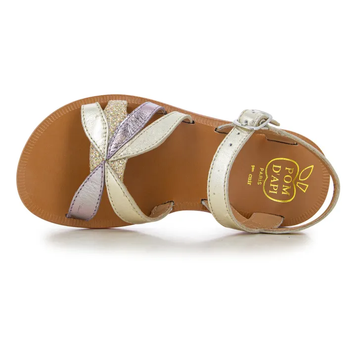 Pom d'Api Sandales Plagette Oto | Violet