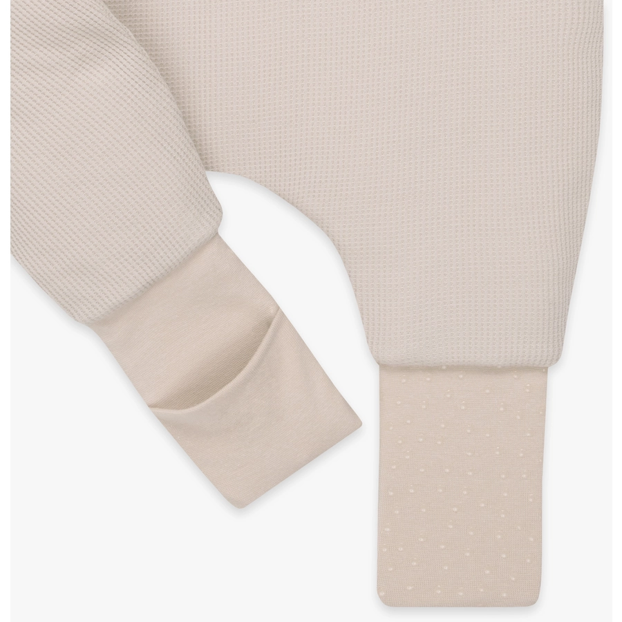 emma & noah Schlafsack mit Füßen Essential Beige