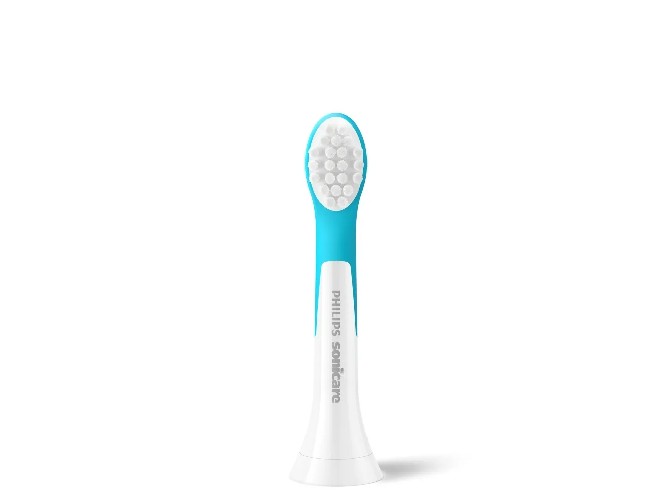 Philips Sonicare For Kids For Kids HX6032/90 Pakke med 2 børstehoveder, 2 stk, Blå, Hvid, 3 måned(er), Blød, Philips