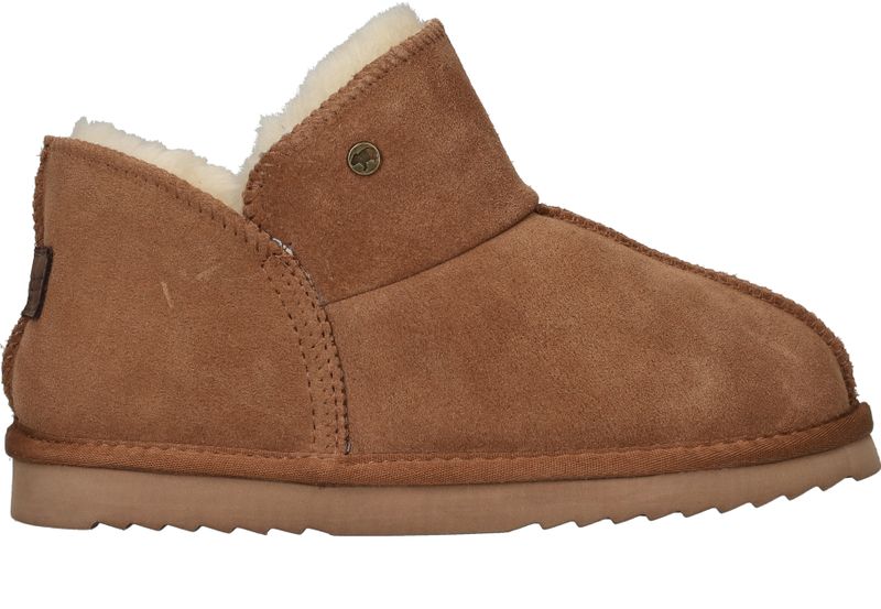 Warmbat Willow Pantoffels Cognac Dames