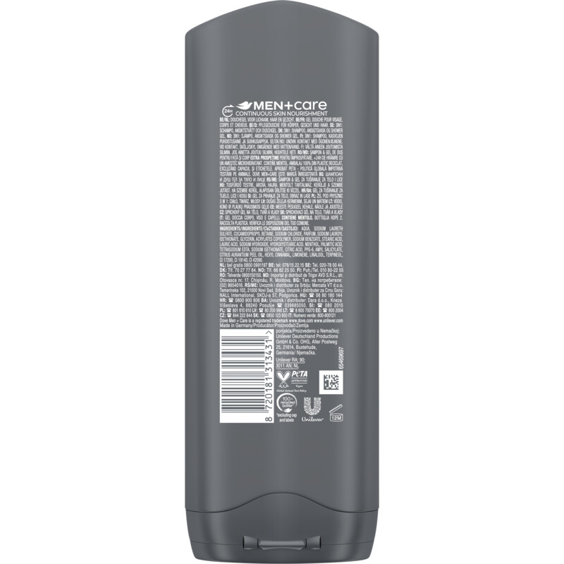 Dove men shower extra fresh