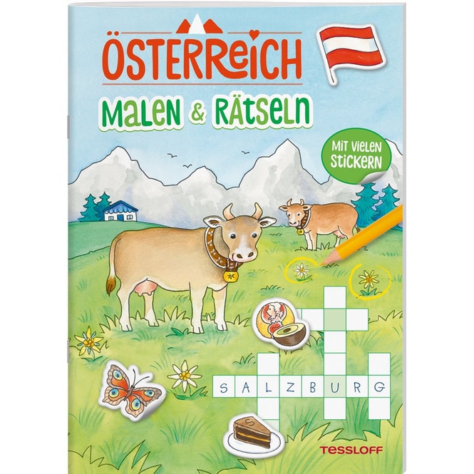Österreich - Malen & Rätseln - Mit vielen Stickern