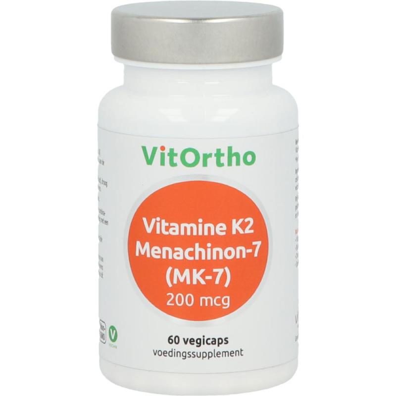 Vitortho Vitamine K2 Menachinon 7 200 mcg 60vc