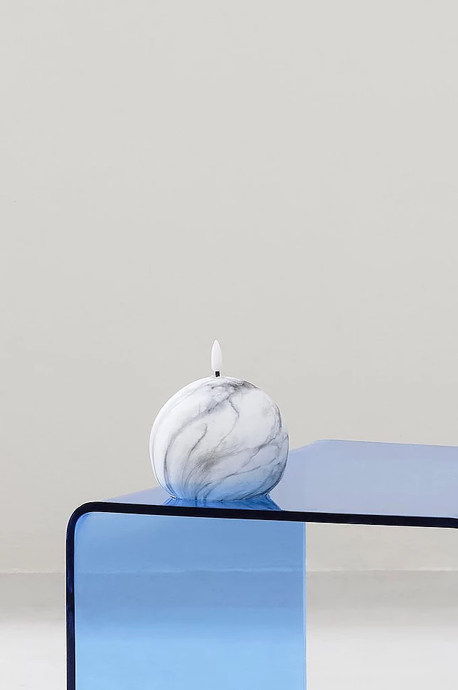 FLAMME MARBLE kubbelys LED 12 cm