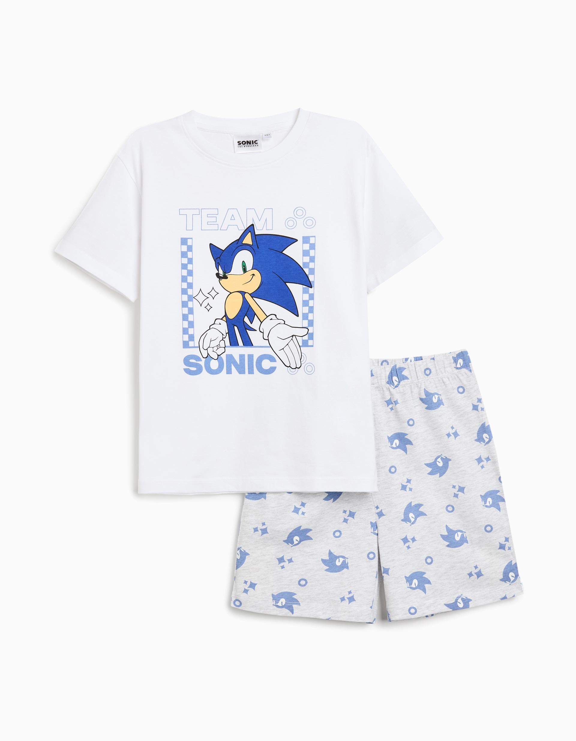 Pijama 'Sonic', Menino, Branco