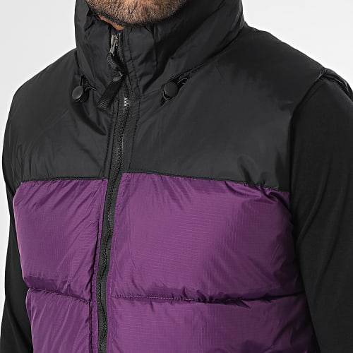 Doudoune Sans Manches Capuche JK2105 Violet