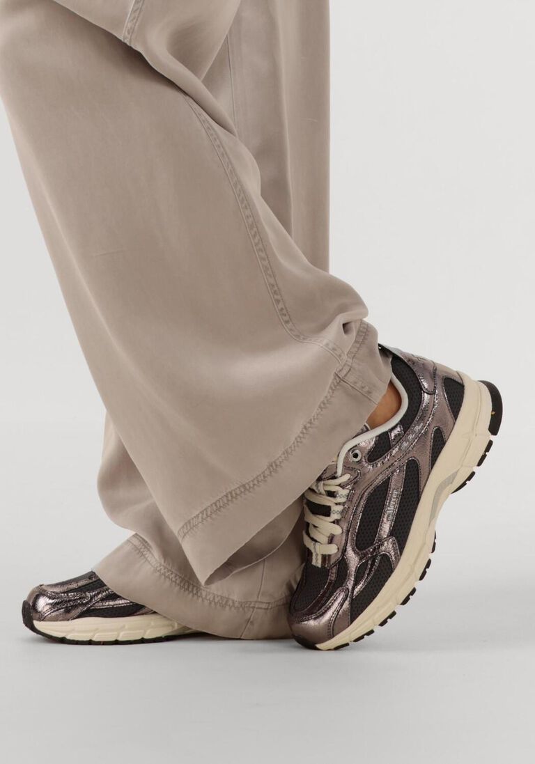 grijze mercer amsterdam lage sneakers the re-run cracked