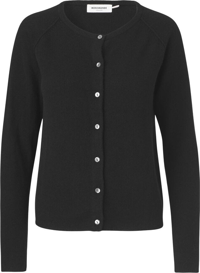 Rosemunde Cashmere Cardigan ls Sort