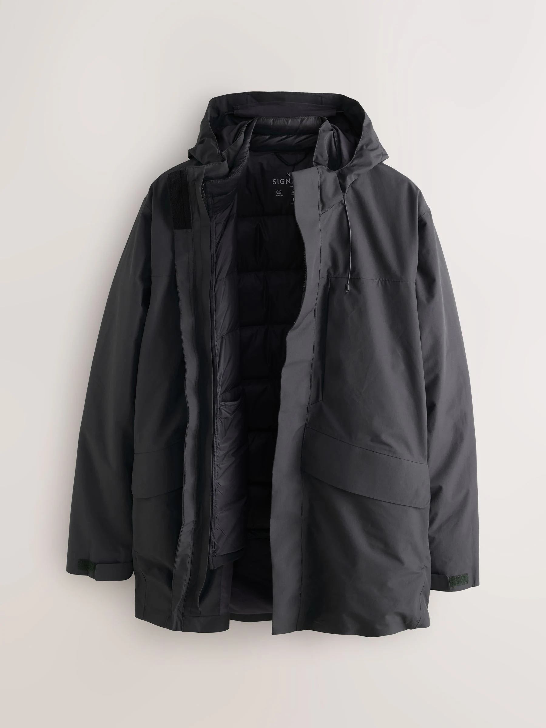Zwart - Signature Waterproof 3-In-1 Jacket