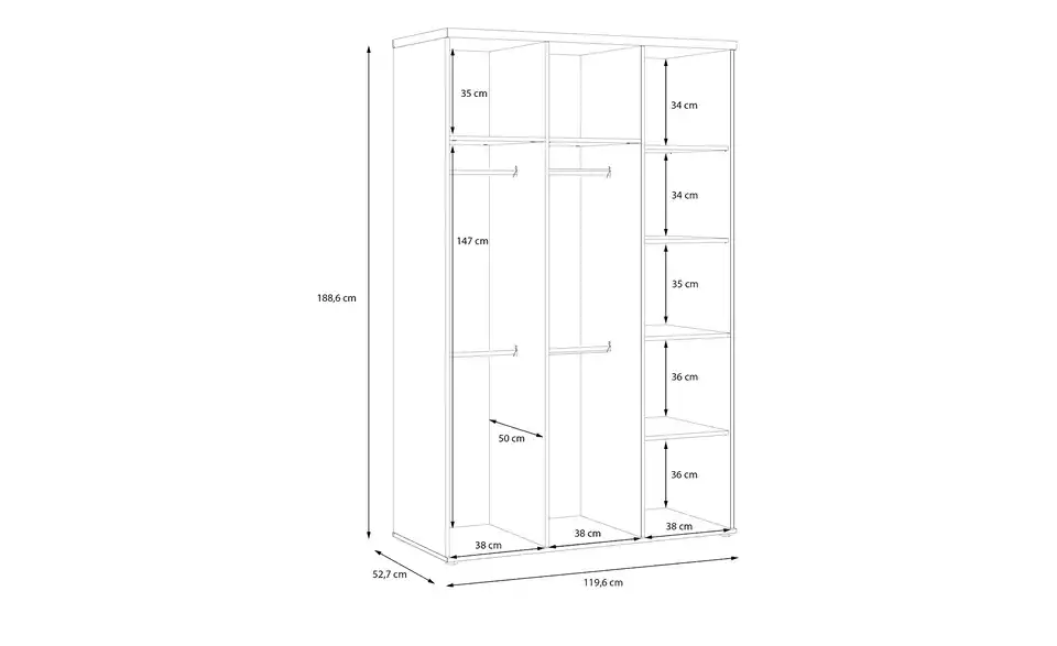 Kleiderschrank Jamaro