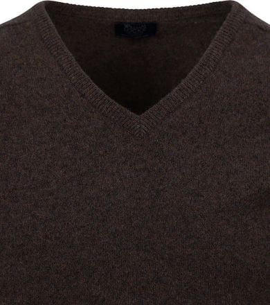 William LockiePullover Lamswol V Cacoa 7092DF-210 Cocoa