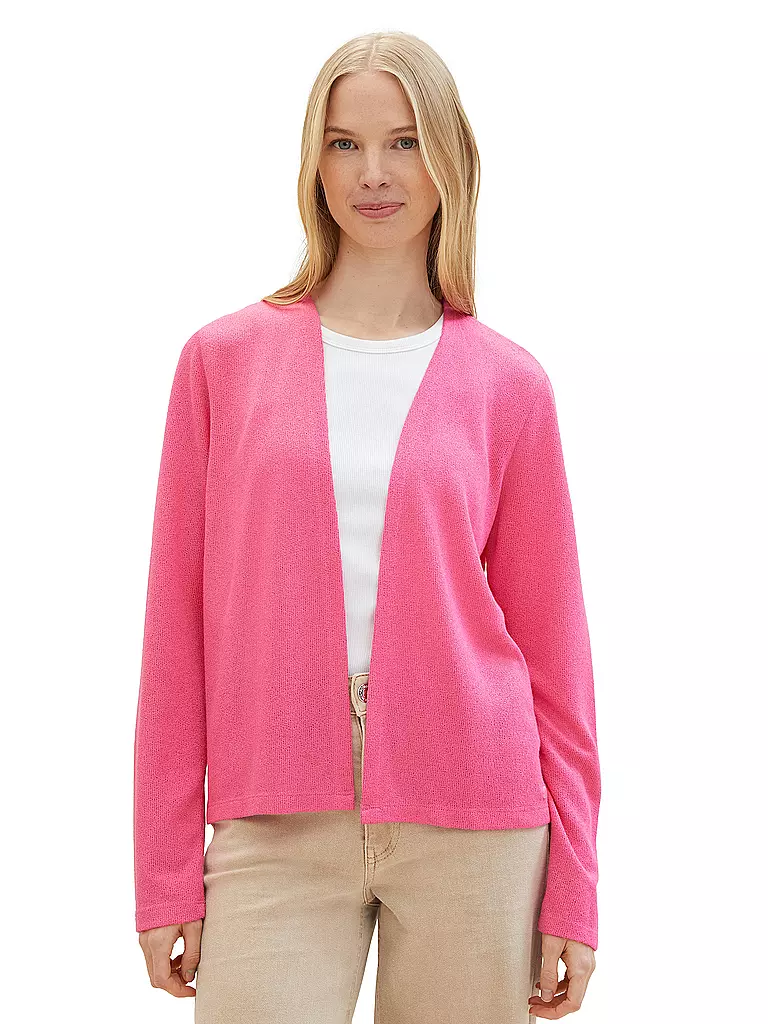 TOM TAILOR Strickjacke pink