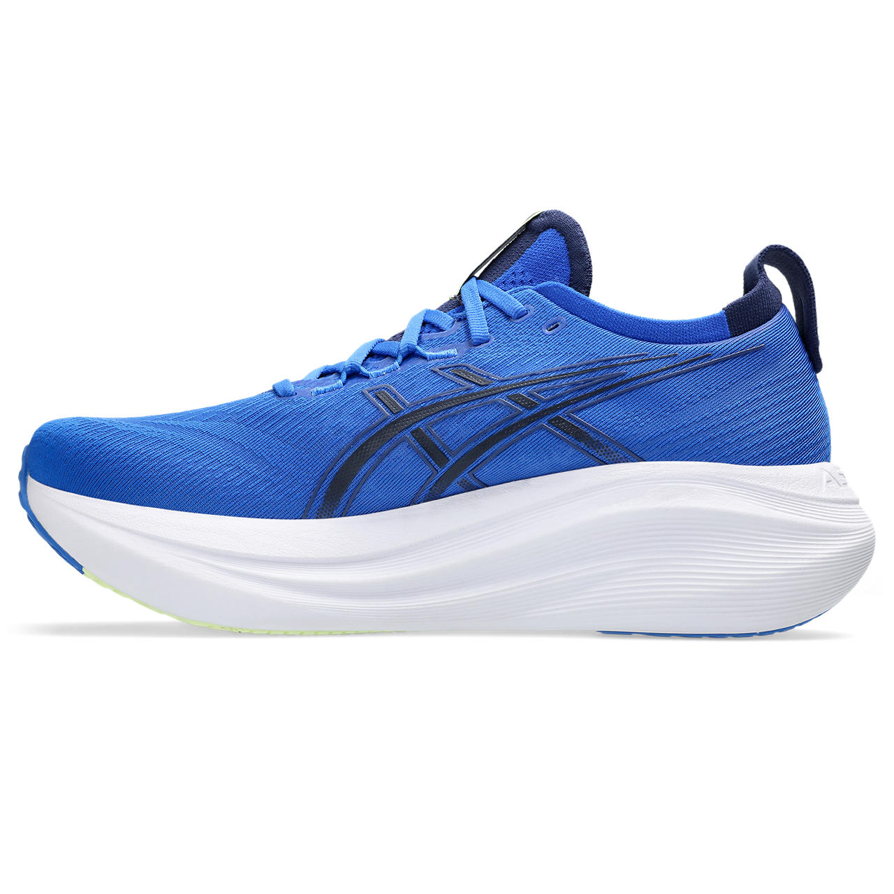 asics gel nimbus 27 1011b958 deep aqua flash yellow