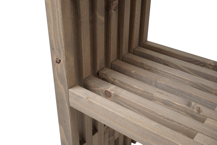 Tralle plantebord rustik 115 x 32 x 80 cm