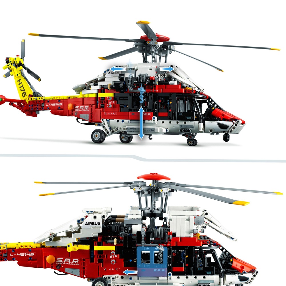 LEGO Technic 42145 Airbus H175 Rettungshubschrauber Spielzeugmodell