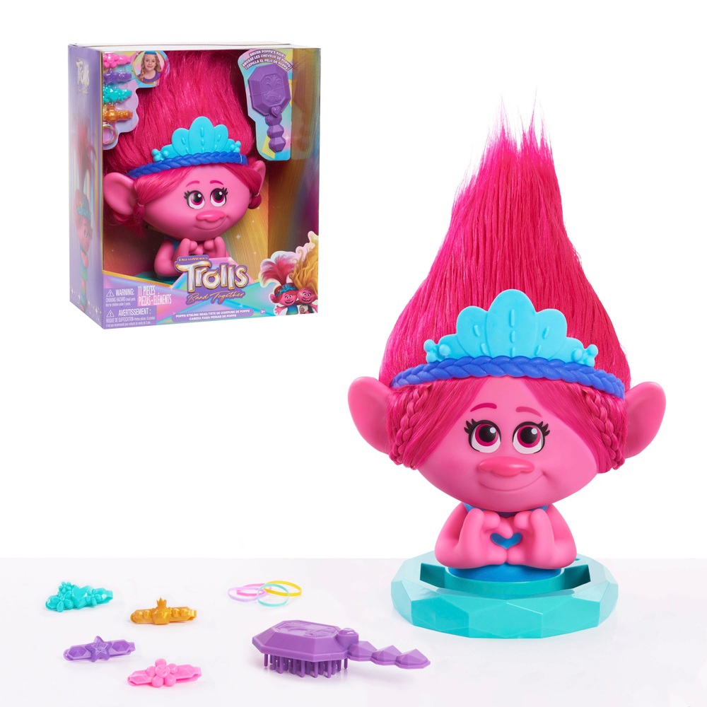 Trolls 3: Band Together Poppy Stylingkopf