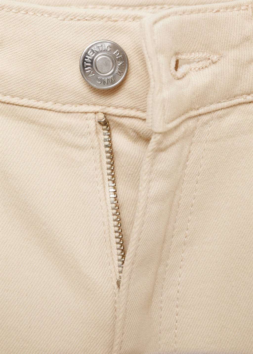 MANGO TEEN wide leg cargobroek lichtbeige