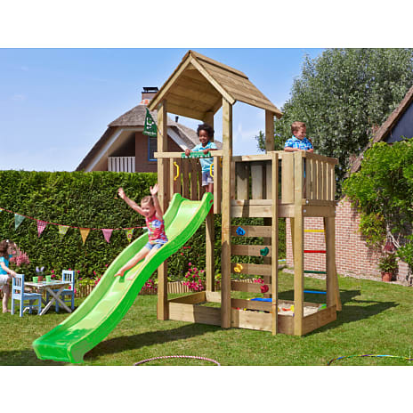 Jungle Gym Mansion 2.1 legetårn komplet ekskl. rutsjebane