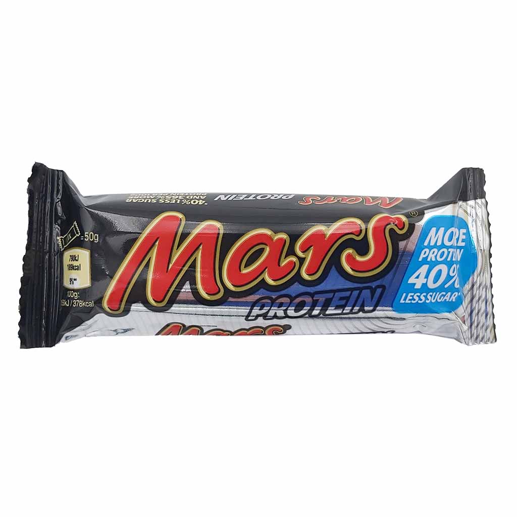 18x Mars Protein Riegel á 50g = 900g MHD:4.4.25