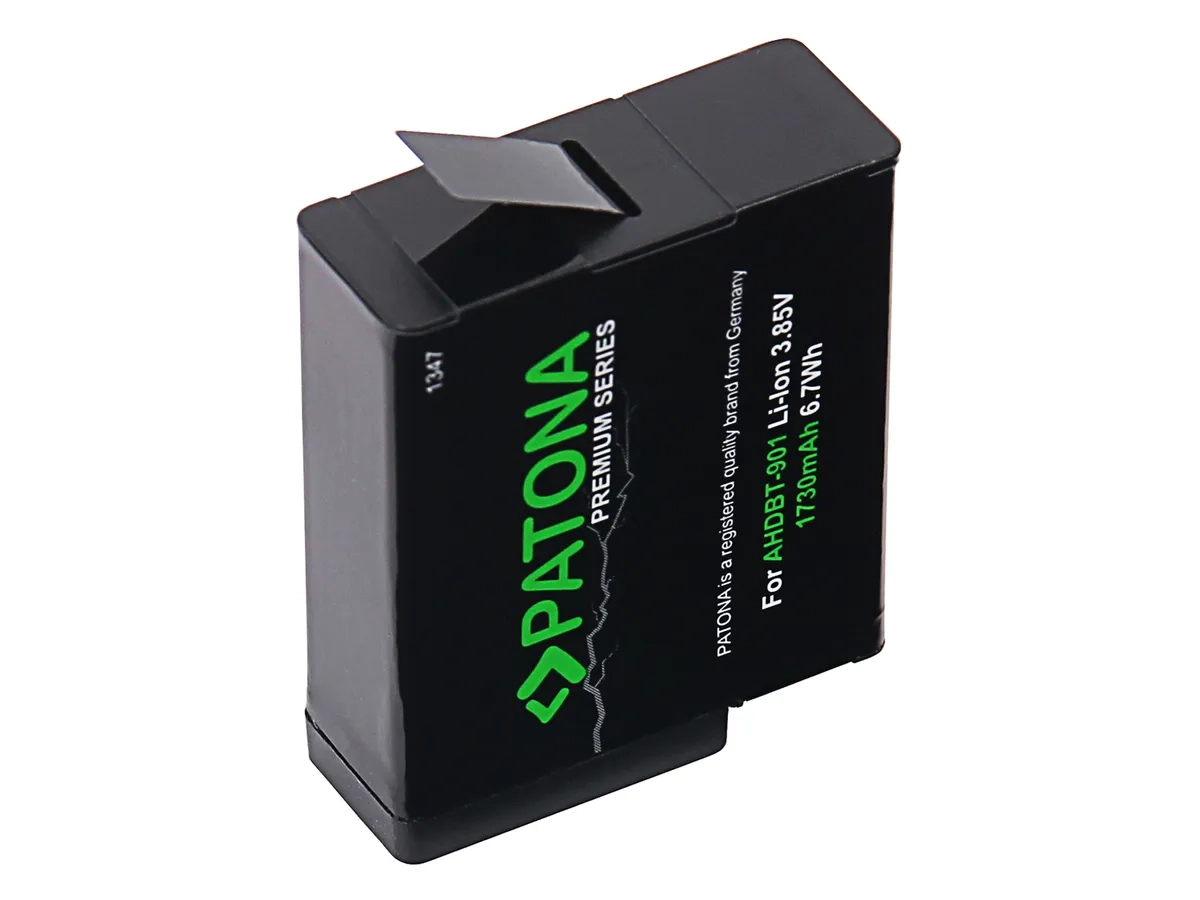 Premium GoPro Hero 12 / 11 / 10 / 9 Ersatz Akku Batterie 1730mAh (1347)