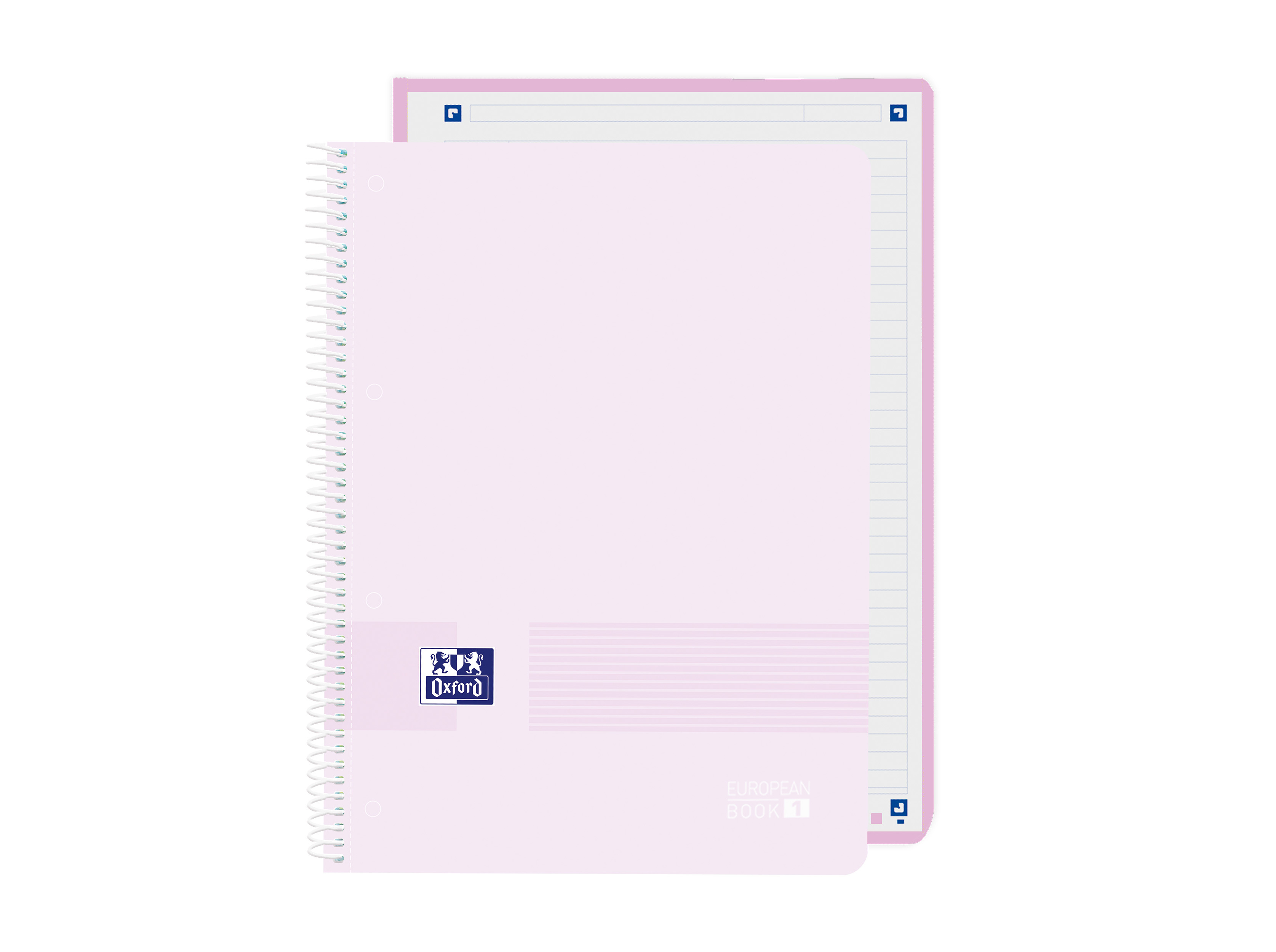 CADERNO ESPIRAL A4 PAUTADO PP OXFORD LIVE&GO PASTEL 80 FOLHAS CORES SORTIDAS