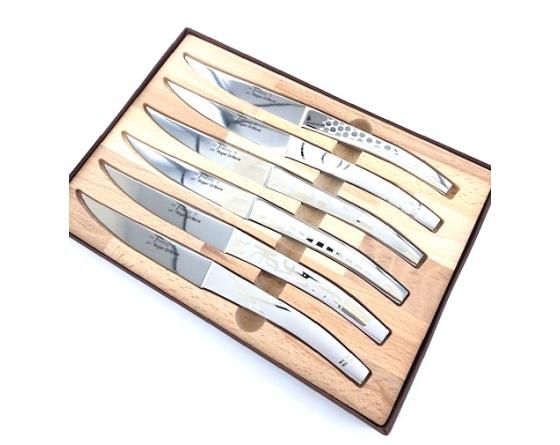 Coffret de 6 Thiers à dents - Décors Maison Le Thiers par Louis Cau