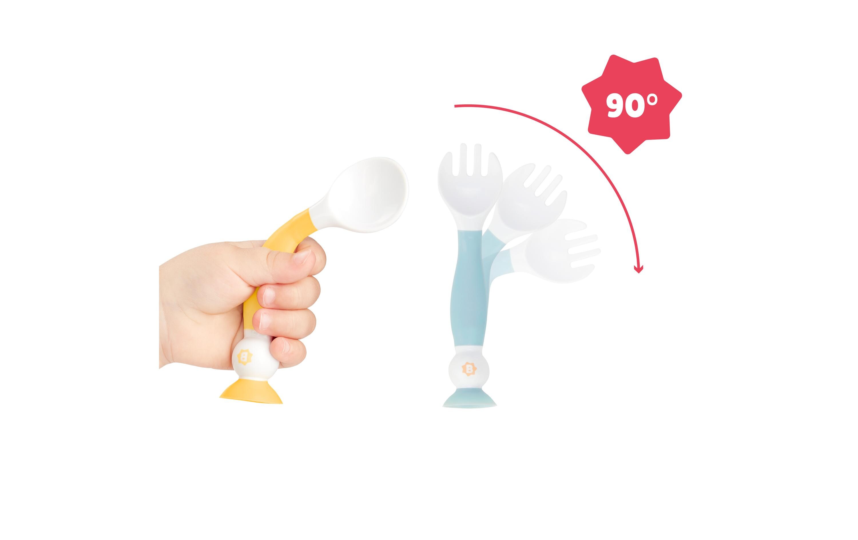 Kinderbesteckset 2-teiligBaby-Esslernbesteck