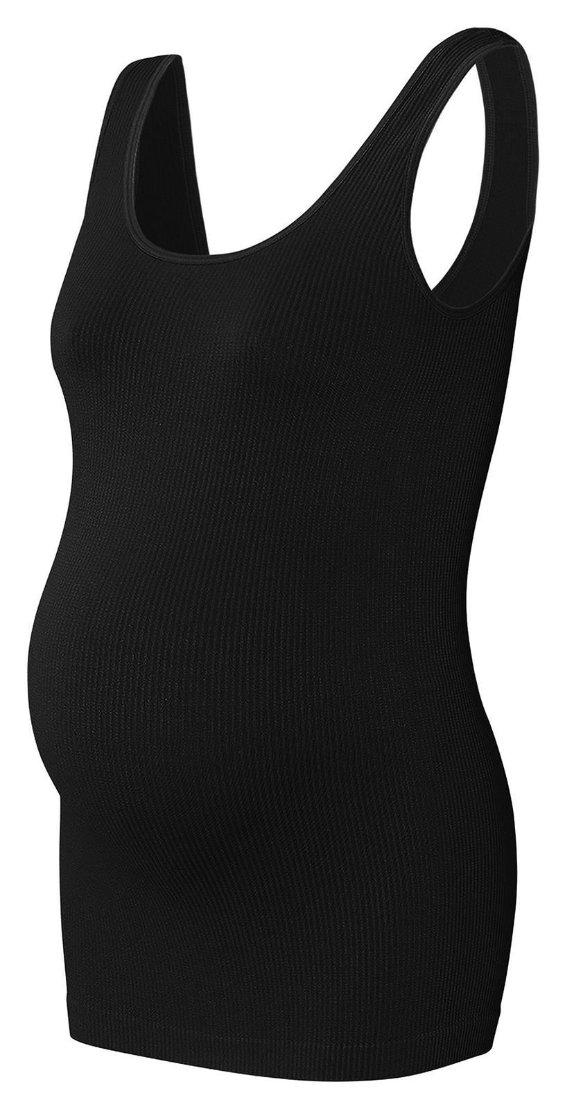 Noppies Maternity Tanktop rib Sama - Black