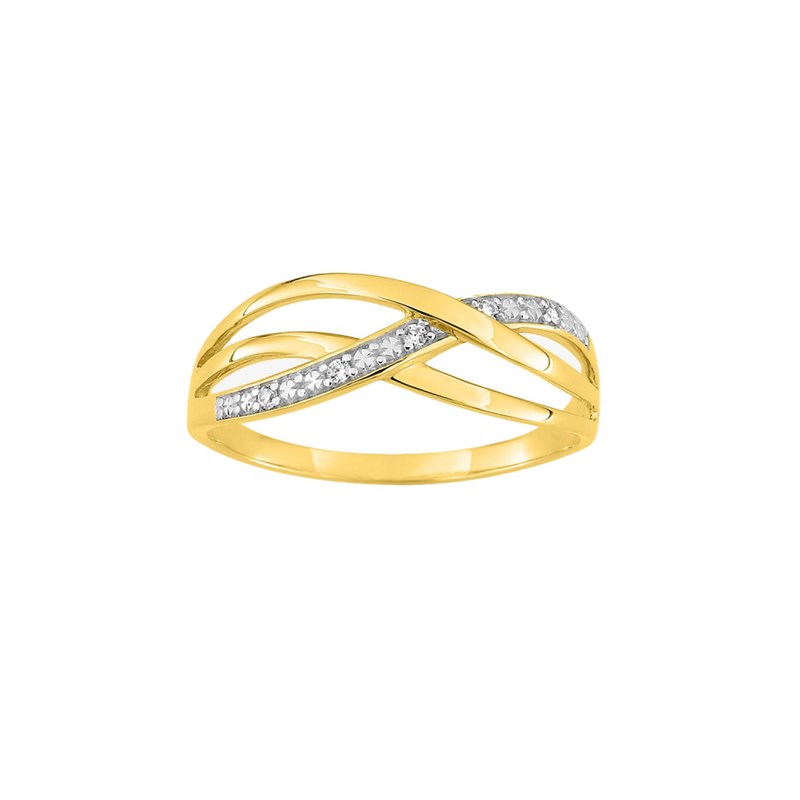 Bague Femme - Oxyde de zirconium - Or 18 Carats