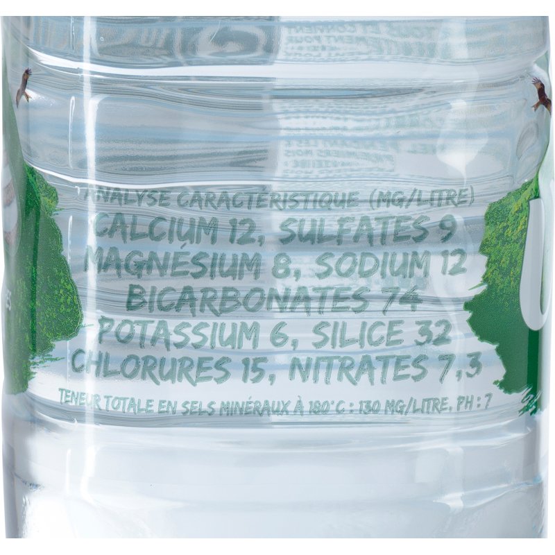 Eau minérale Volvic 1 L - 12 bouteilles