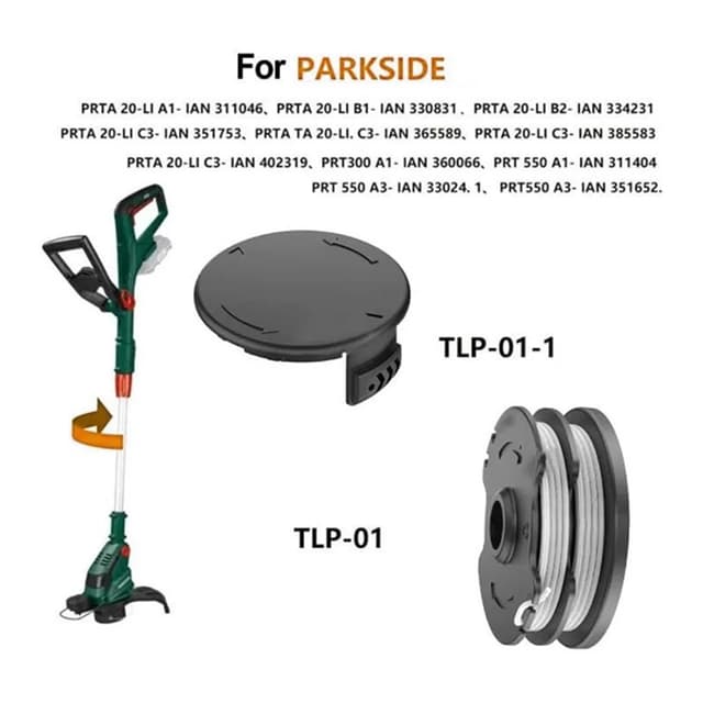 Trimmerspole med trimmertråd Parkside PRTA 20-Li A1-IAN 311046