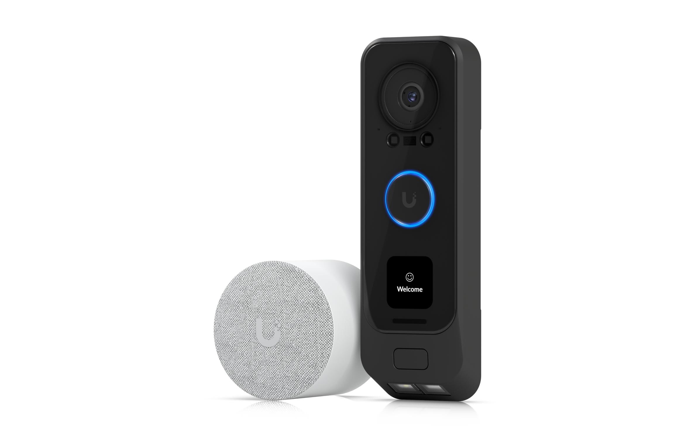 IP Türstation UVC-G4 Doorbell Pro PoE KIT Schwarz<br>Premium UniFi Türklingel mit integrierter PoE und PoE-Glocke für einfache Installation