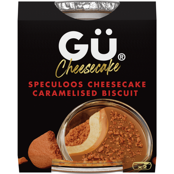 Gü Speculoos Cheesecake Caramelised Biscuit 2 x 82 g