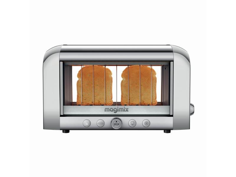 Magimix Toaster Vision 111538 Silber Toaster, Edelstahl
