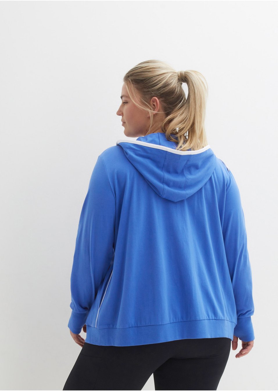 Veste sweat extensible en coton