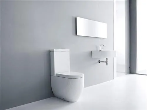 Toilet gulvstående FLO, 3/6 ltr. Hvid