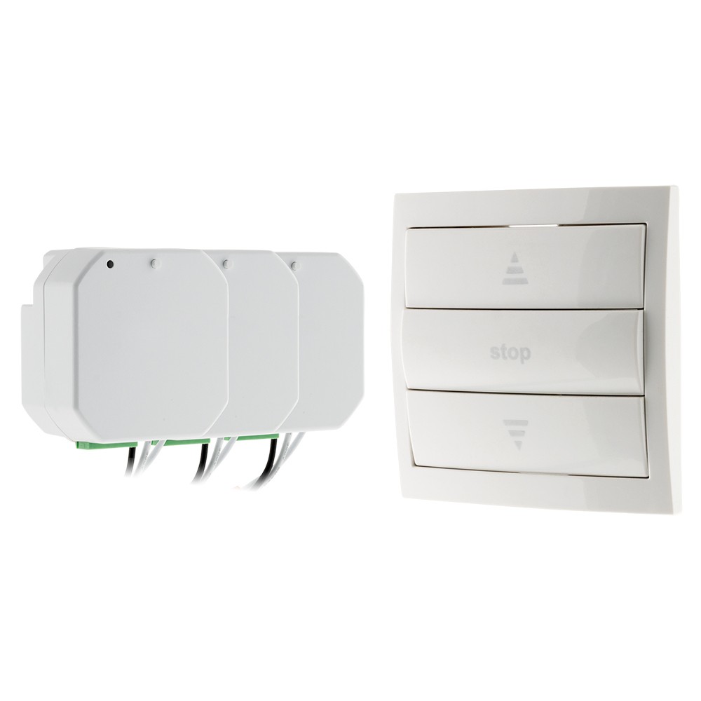 Otio Pack volets roulants télécommandés (1 télécommande + 3 modules)