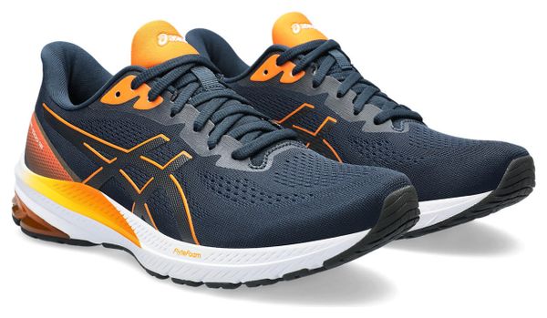 Chaussures Running Asics GT-1000 12 Bleu/Orange Homme