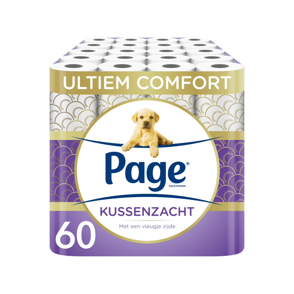 5x Page Toiletpapier Kussenzacht 3-laags12 stuks