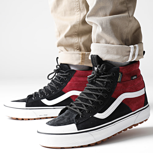 Baskets Sk8 Hi MTE 7NK4581 2-Tone Utility Black Red