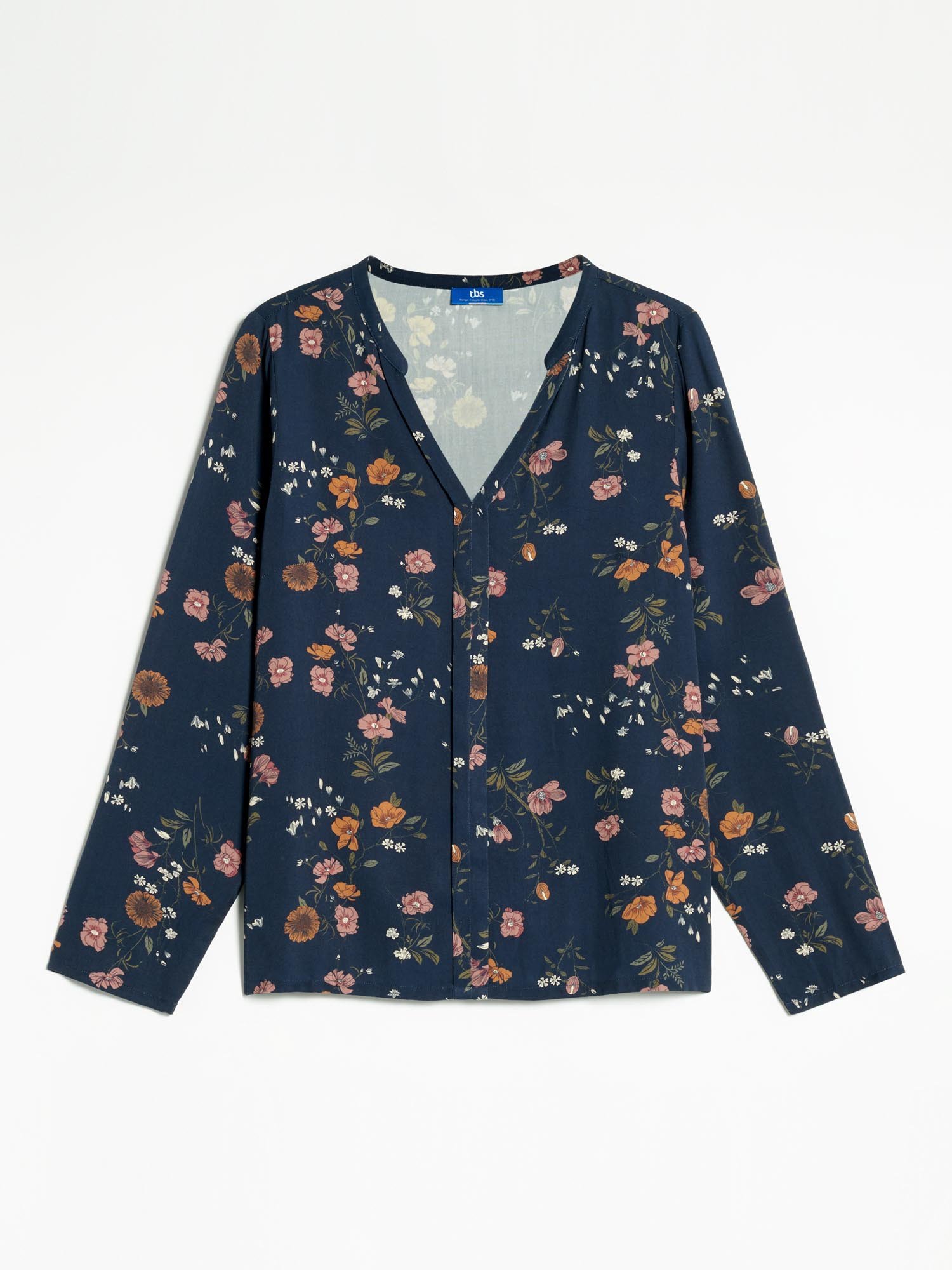 Blouse Femme A Motif Marine