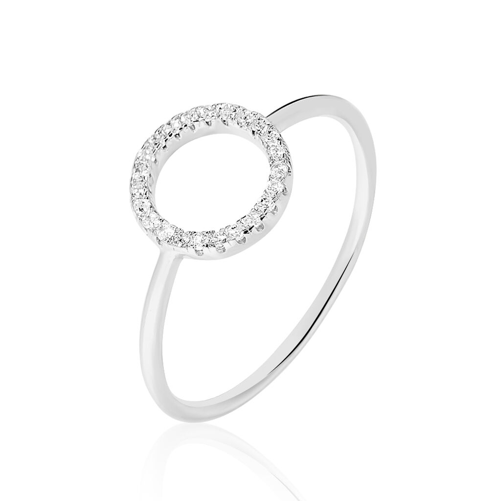 Bague Laureen Argent Blanc Oxyde De Zirconium