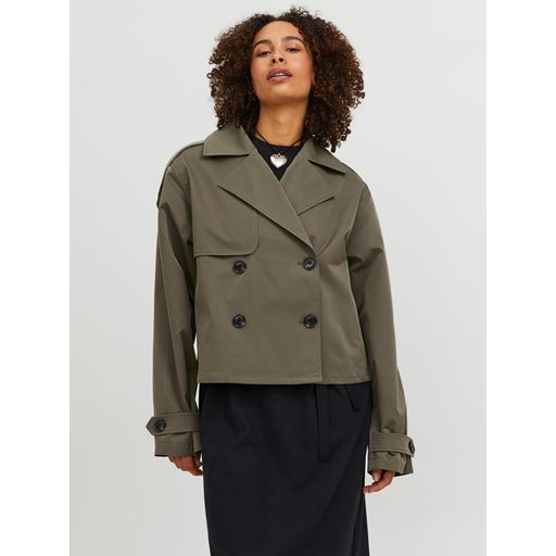 JJXX Carlie Short Trenchcoat, Dusty Olive, XL